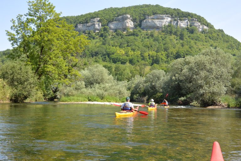 Canoë sur la loue